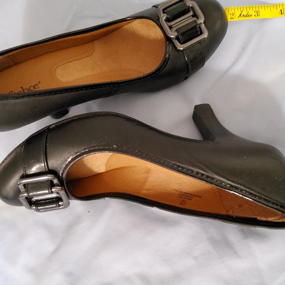 Medicus Softshoe Sz 9.5M. Leather, 3 " heels, Soft. Unique - Picture 9 of 11